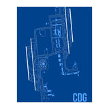 Paris CDG Airport Layout (Print Only) thumbnail