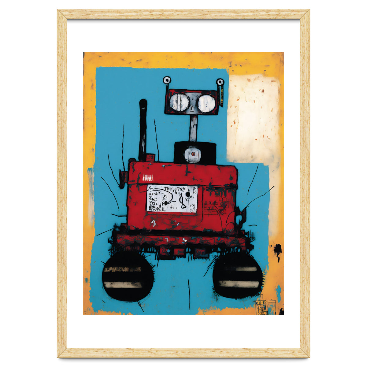 Robot Expressionist Painting