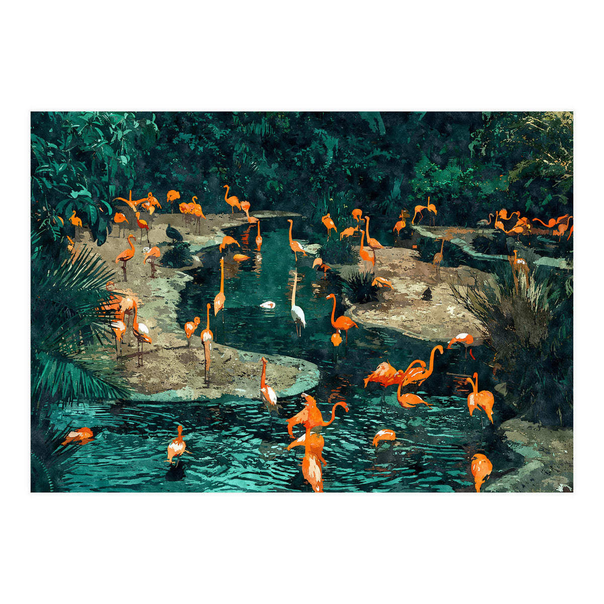 Flamingo Creek (Print Only)