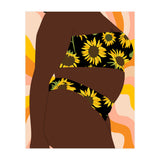Groovy Sunflower Bikini (Print Only) thumbnail