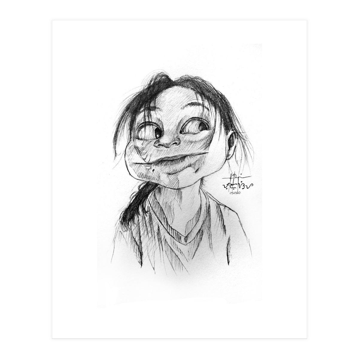 Hermit Caricature (Print Only)