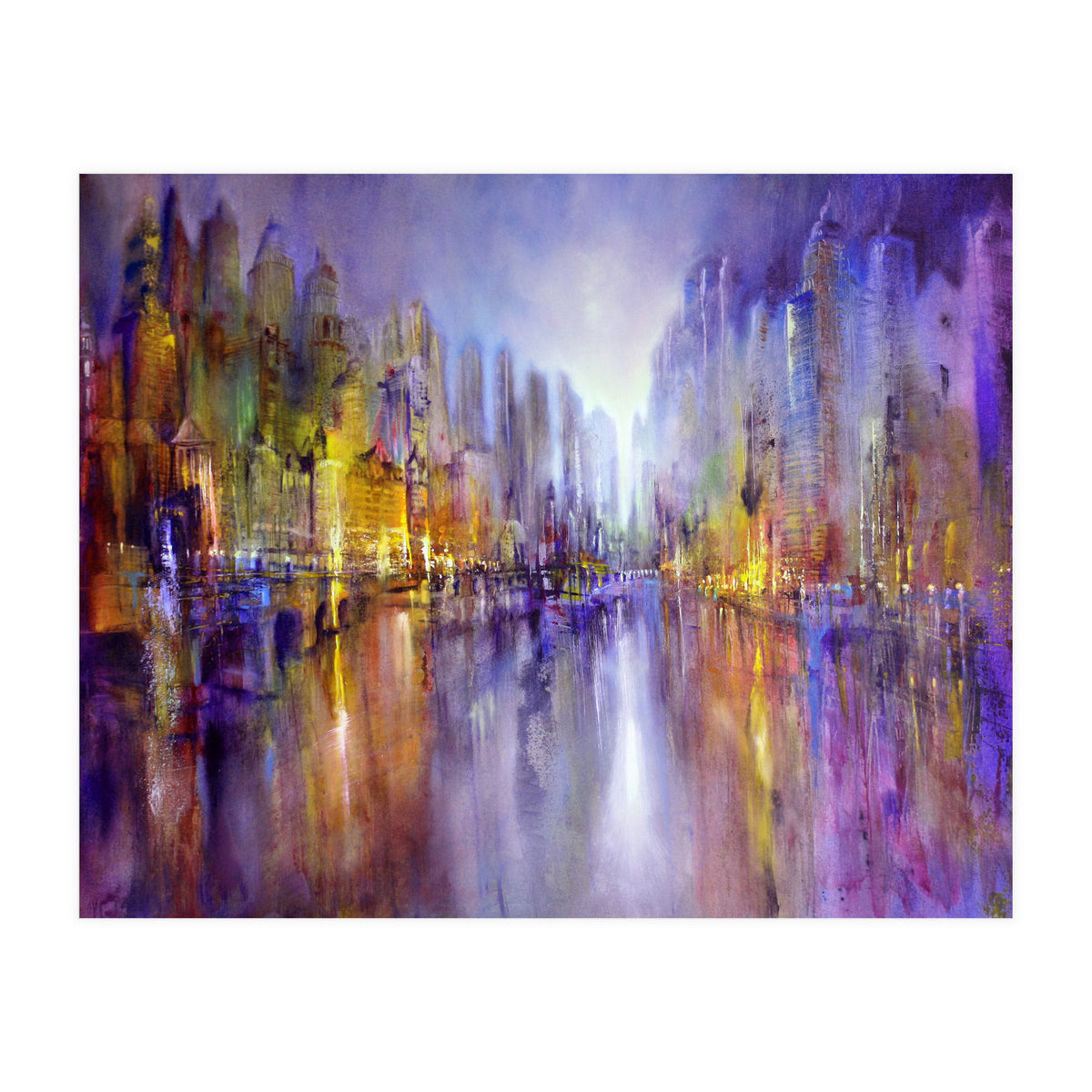 Stadt Am Fluss - city on the riverside (Print Only)