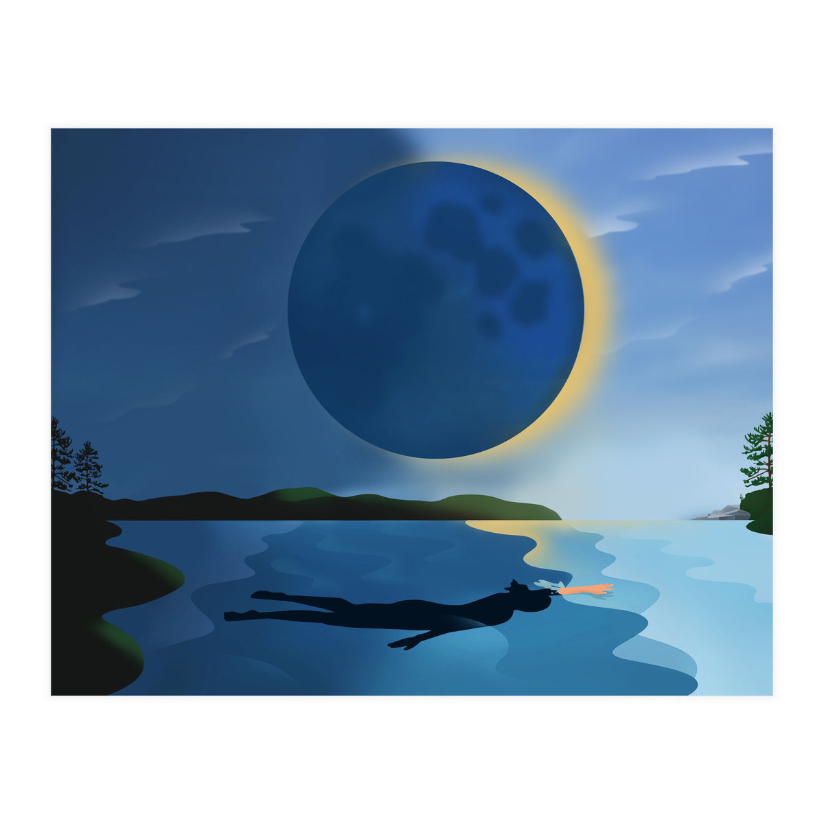 Night Swim (Print Only)