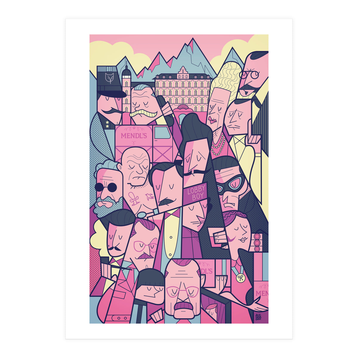 Grand Budapest Hotel (Print Only)