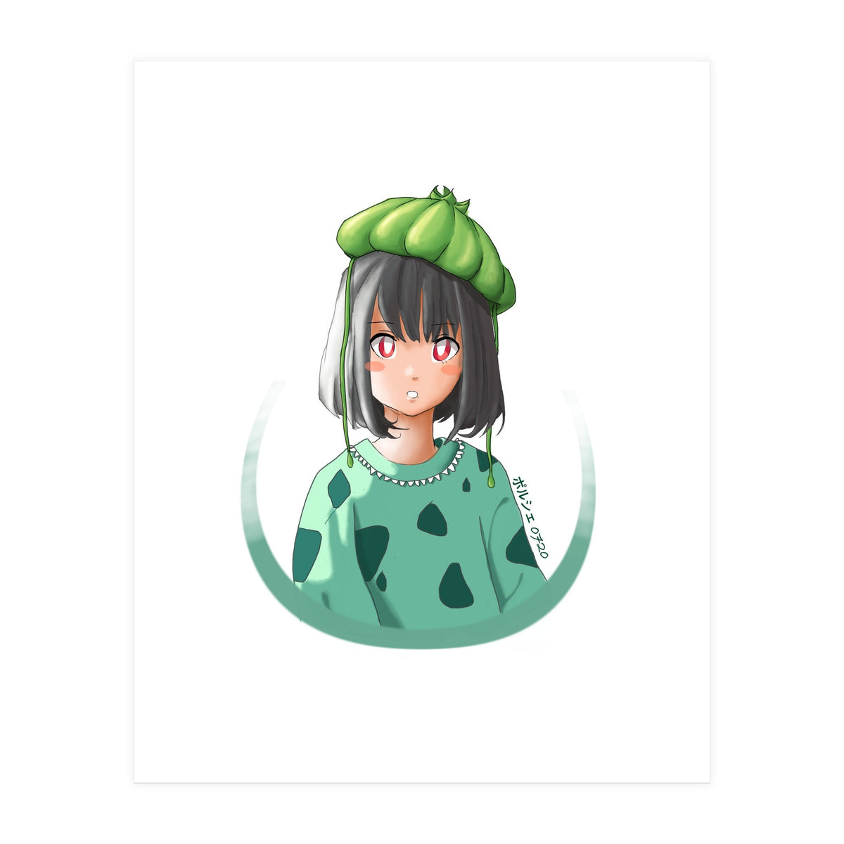Porkitou: Human Bulbasaur (Print Only)