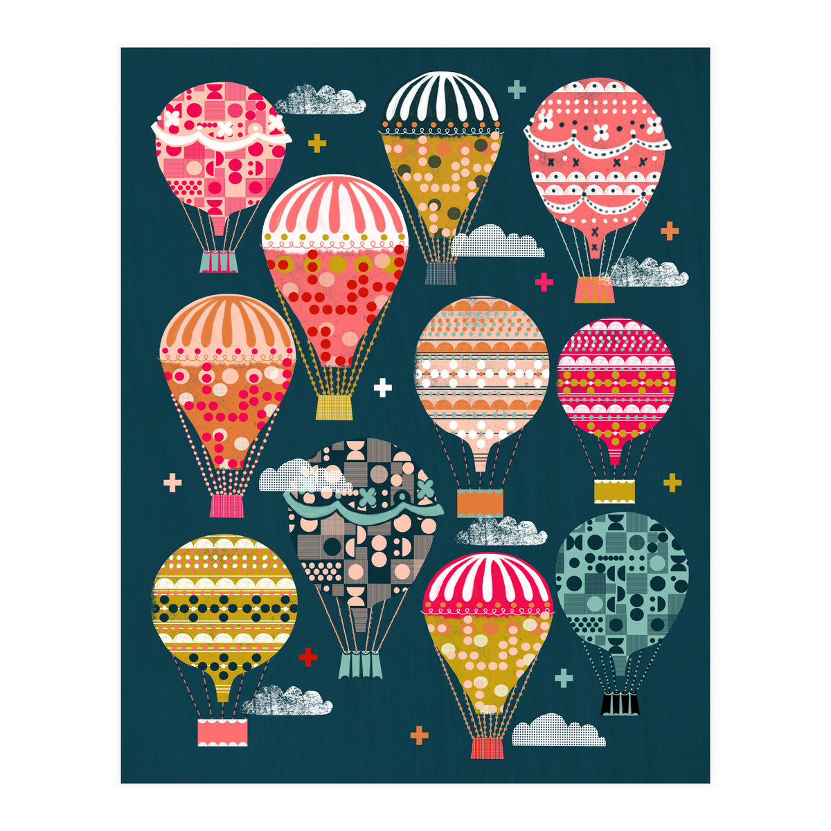Hot Air Balloons (Print Only)
