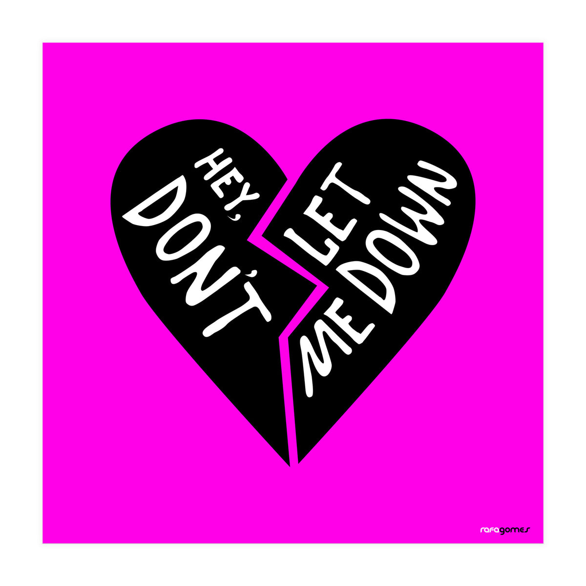 Don't Let Me Down (Print Only)