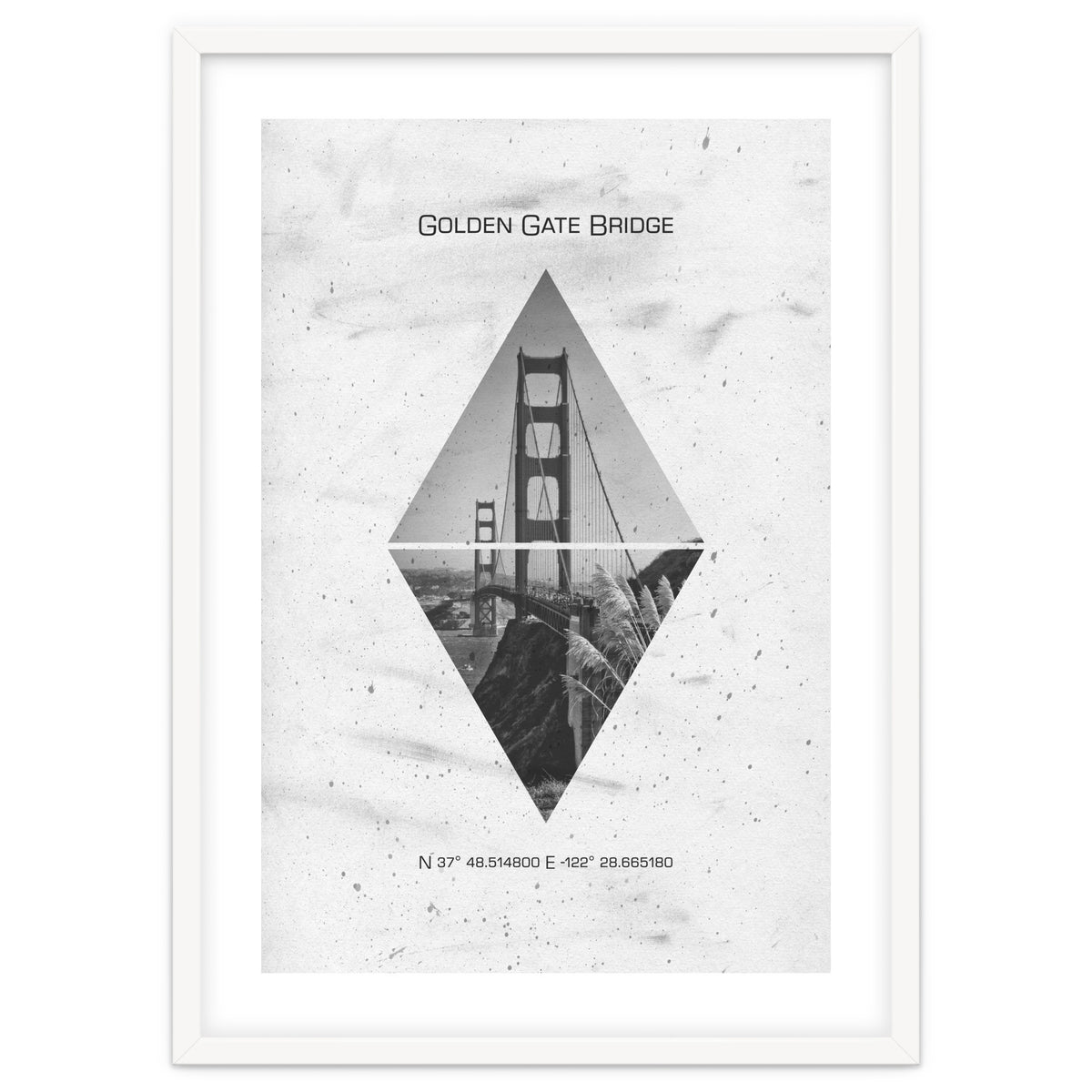 Coordinates SAN FRANCISCO Golden Gate Bridge