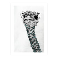 Poetic Ostrich (Print Only)