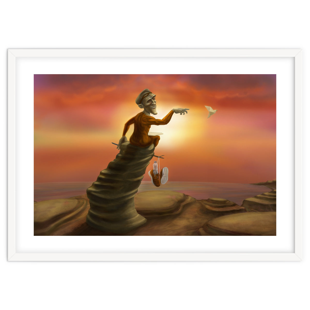 Superhero on a break