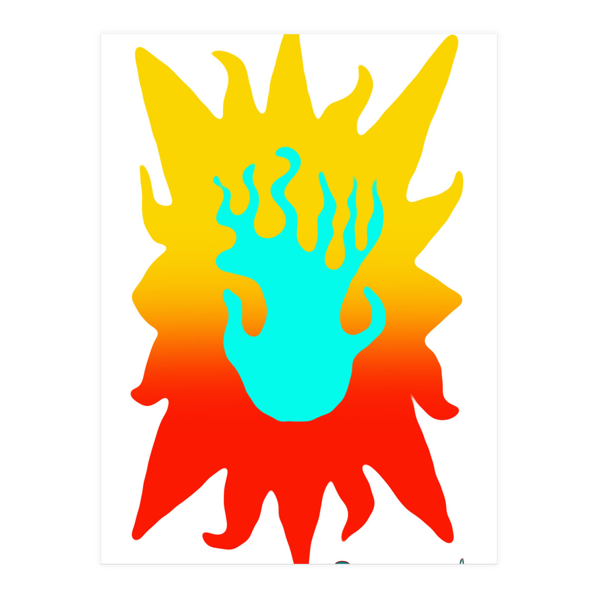 Fuego 117 Copia (Print Only)