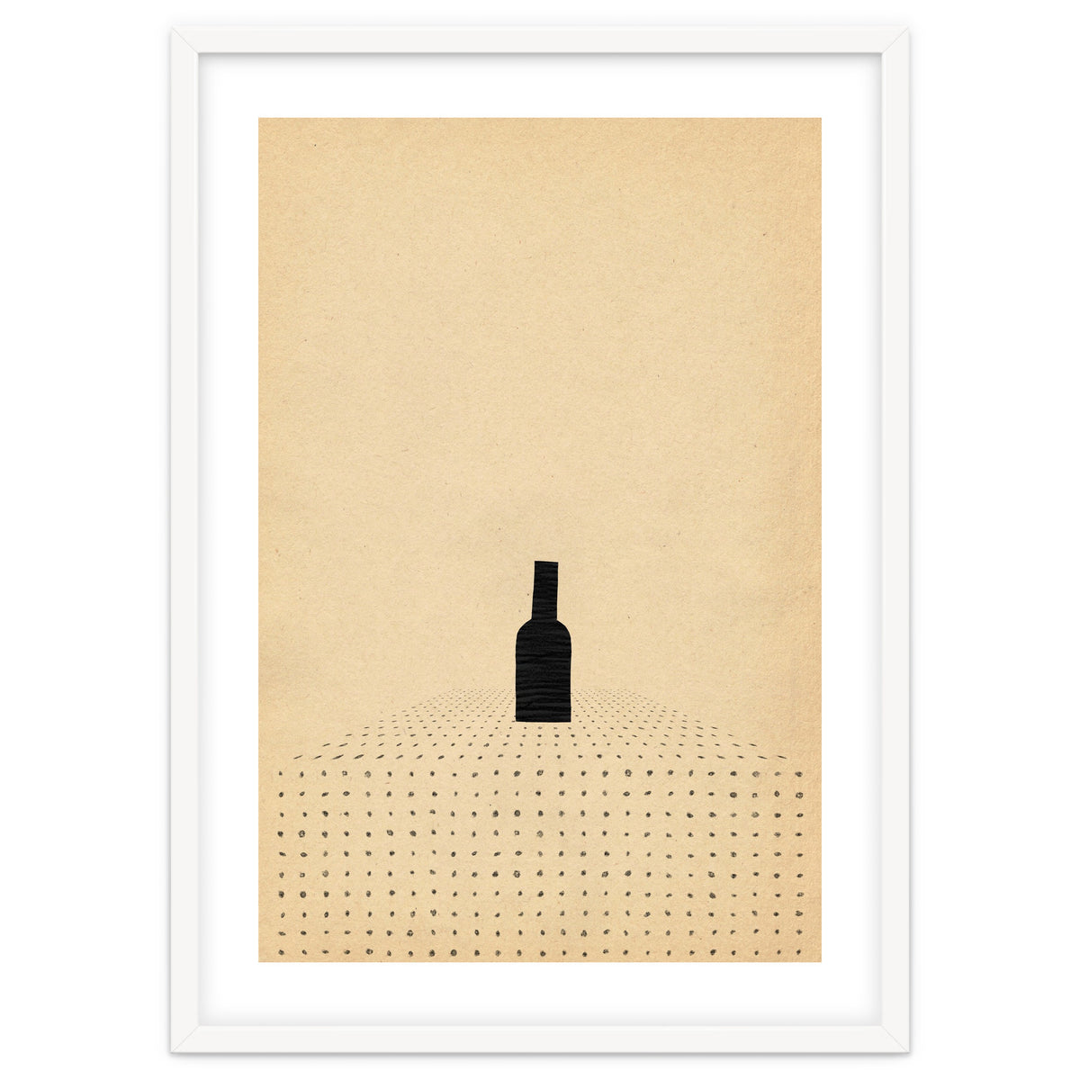 Wine bottle on the table