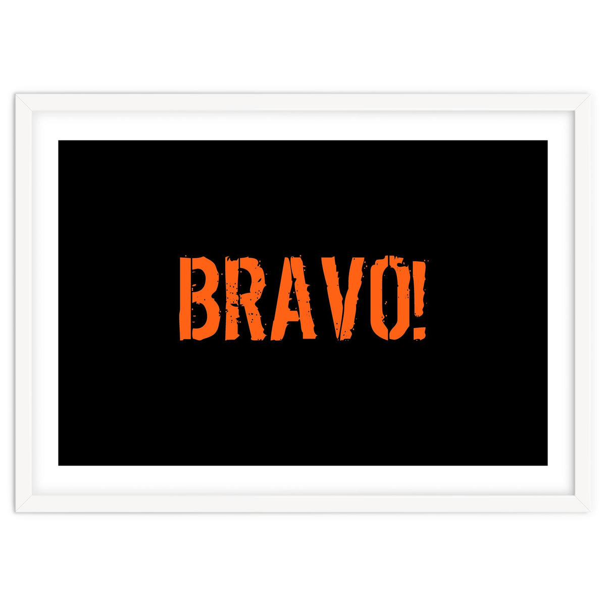 Bravo! Italian saying