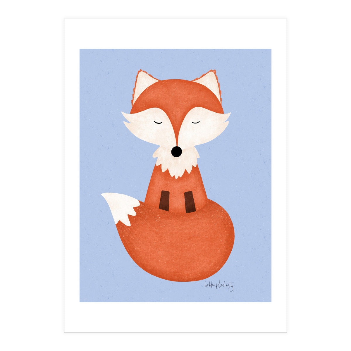 Sleeping Fox (Print Only)