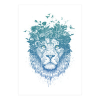 Floral Lion (Print Only)
