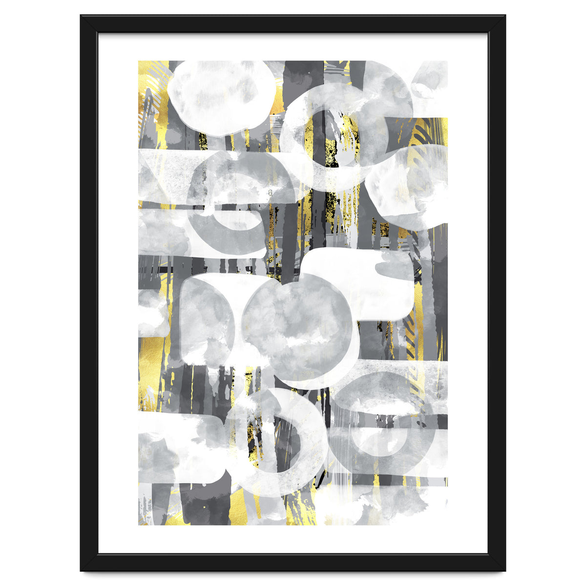 Abstract Painting No. 58 | Play with shapes and colors