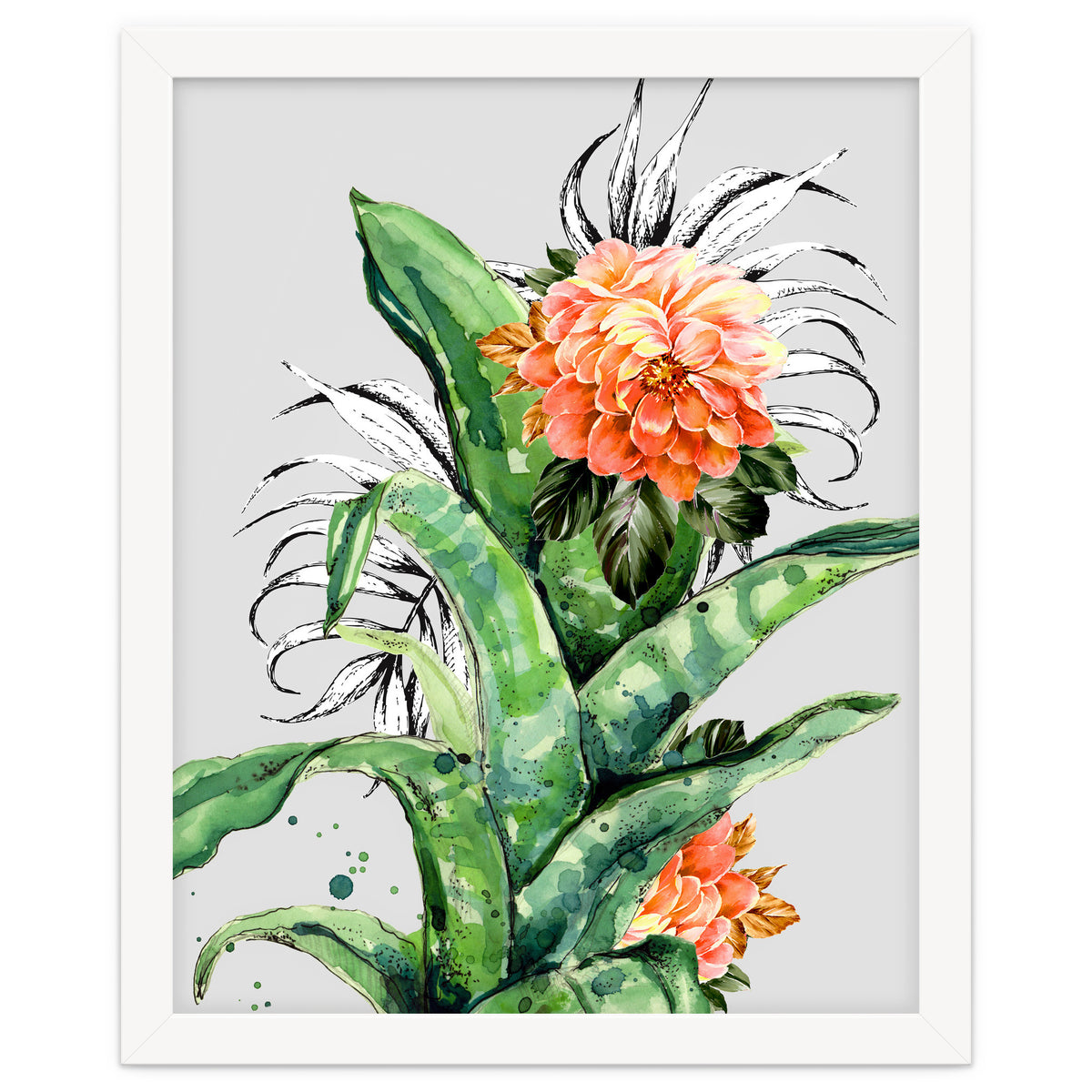 Collage of florid nature