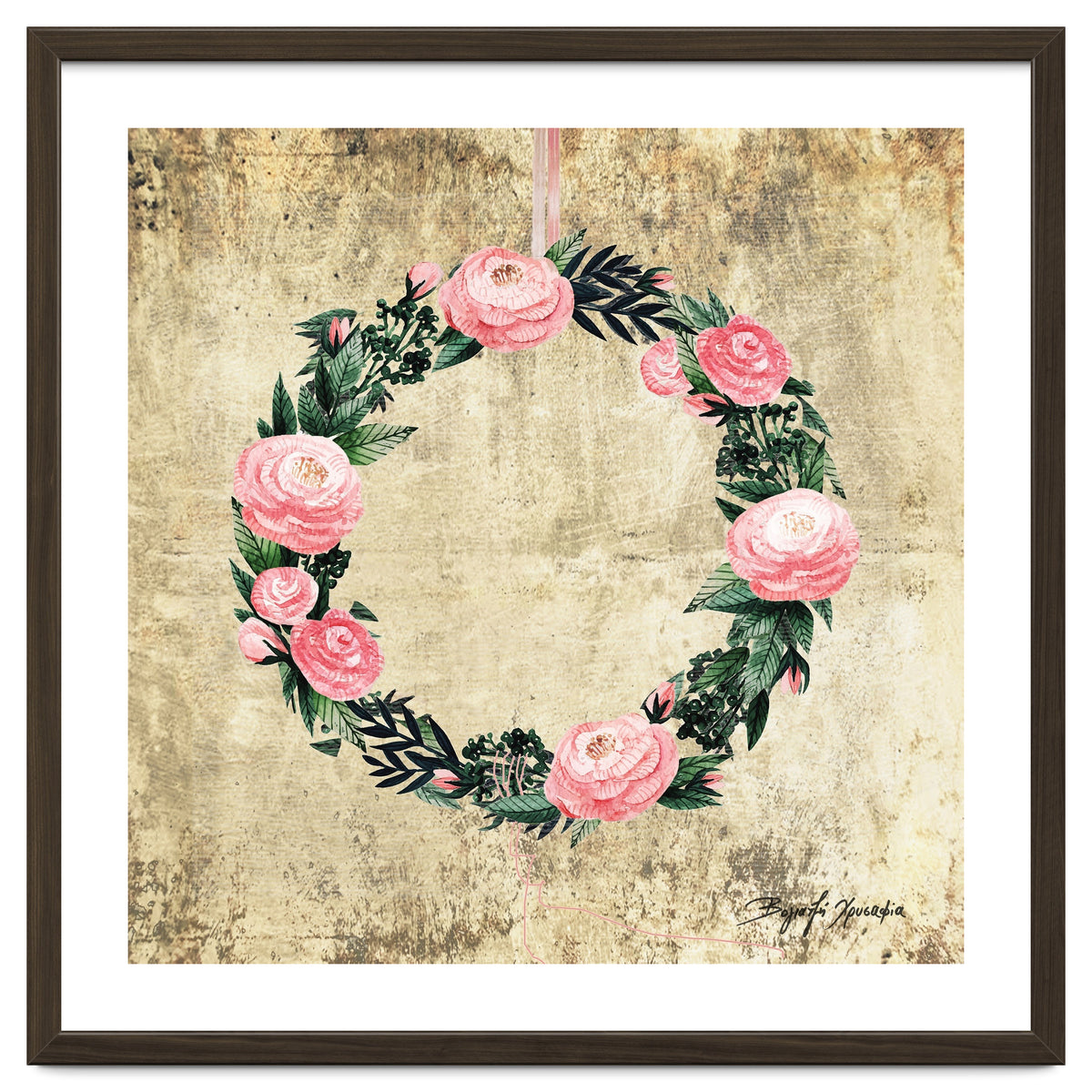 Wreath #Rose Flowers #Royal collection