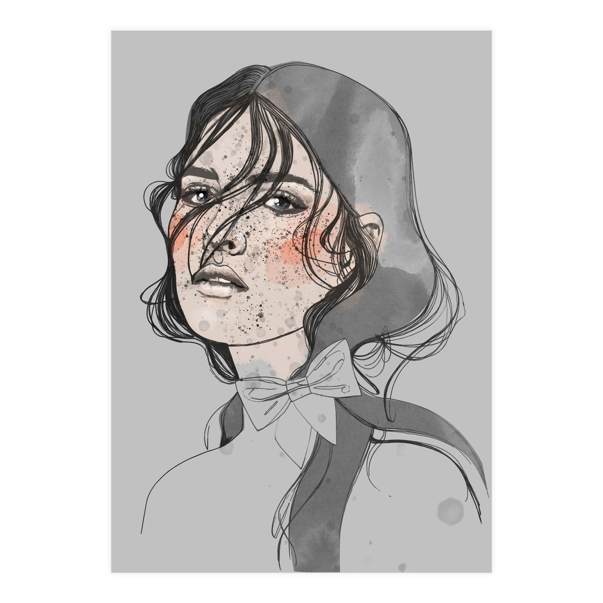 Freckles Grey (Print Only)