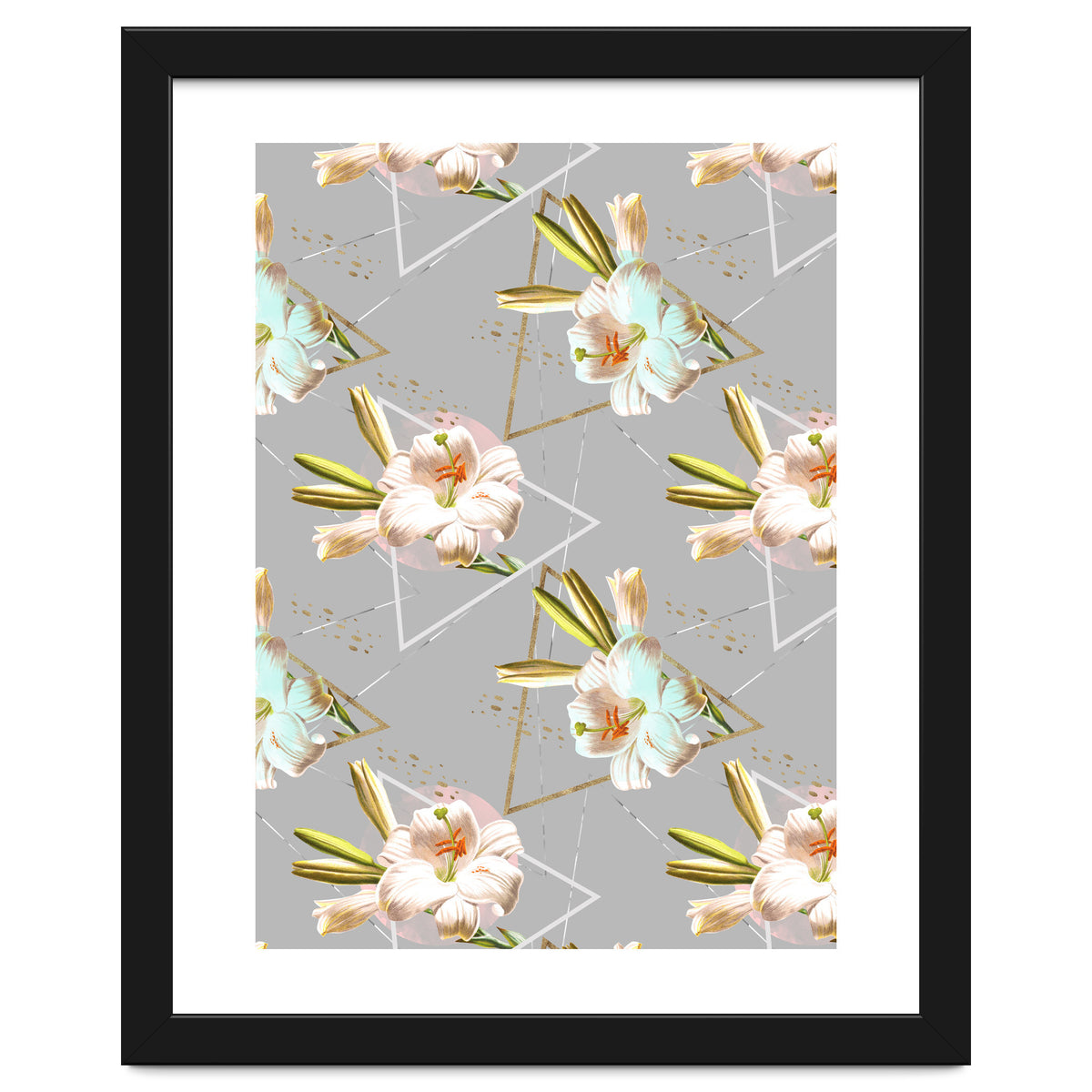 Botanical blooming with geometric 02