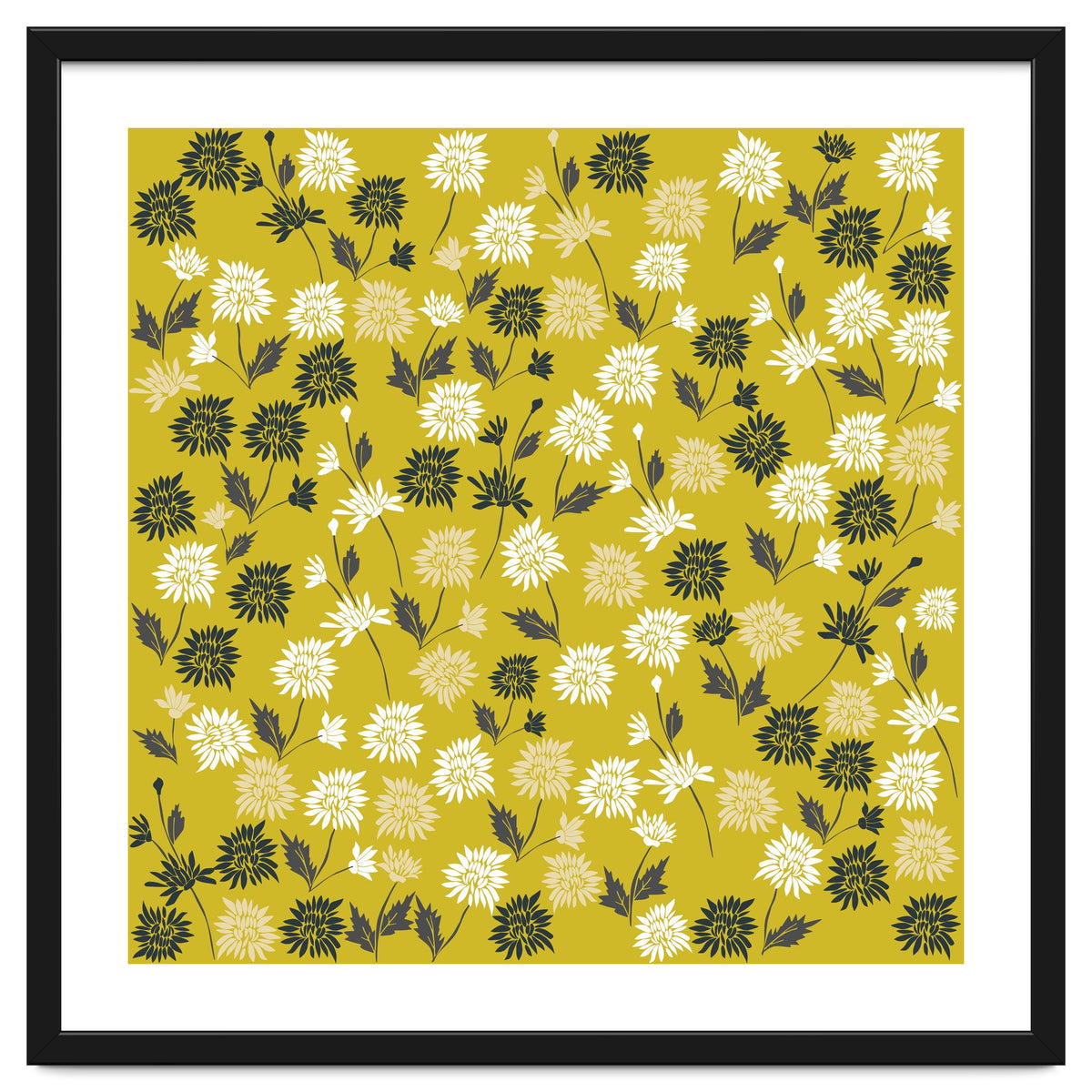 Cute chrysanthemum pattern