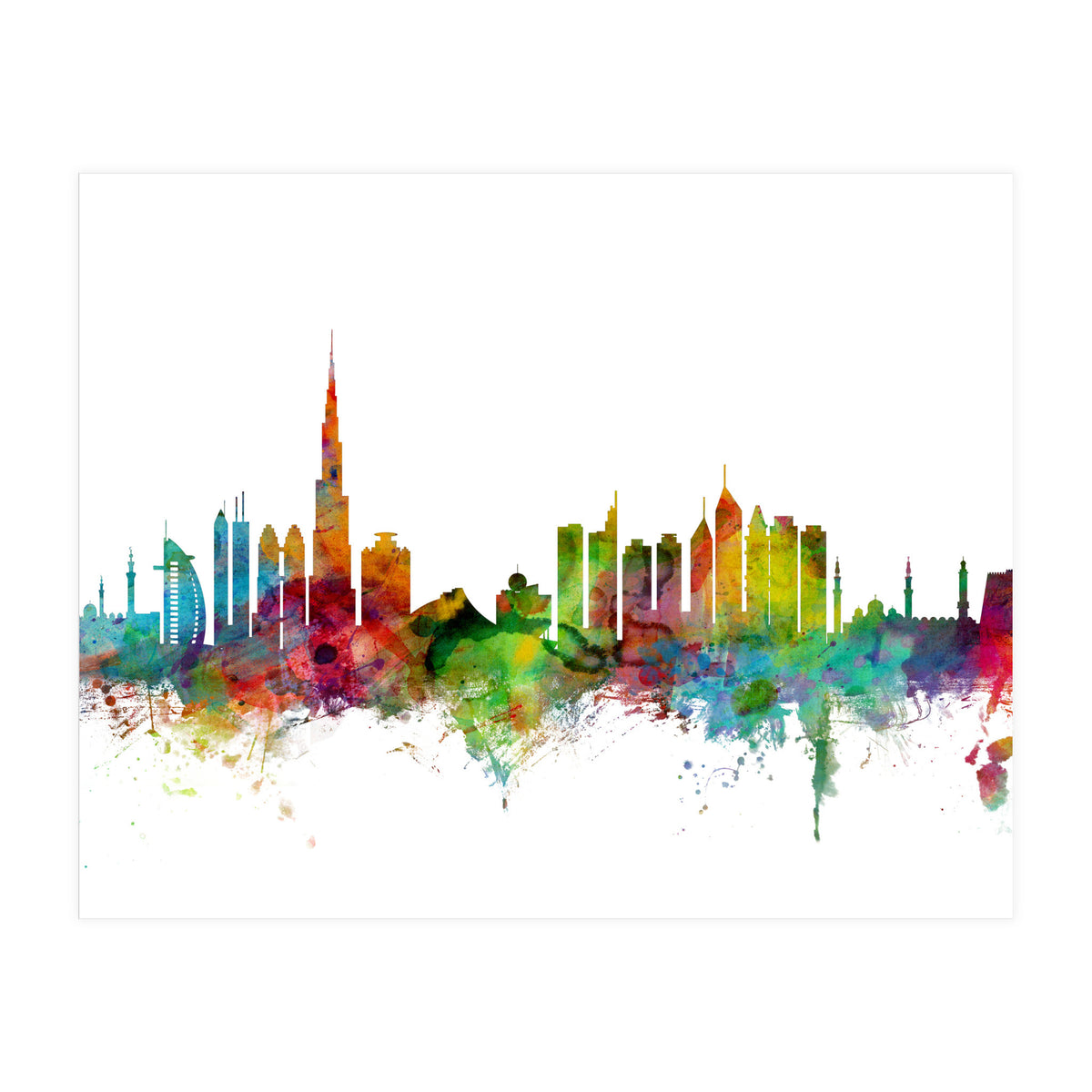 Dubai Skyline (Print Only)