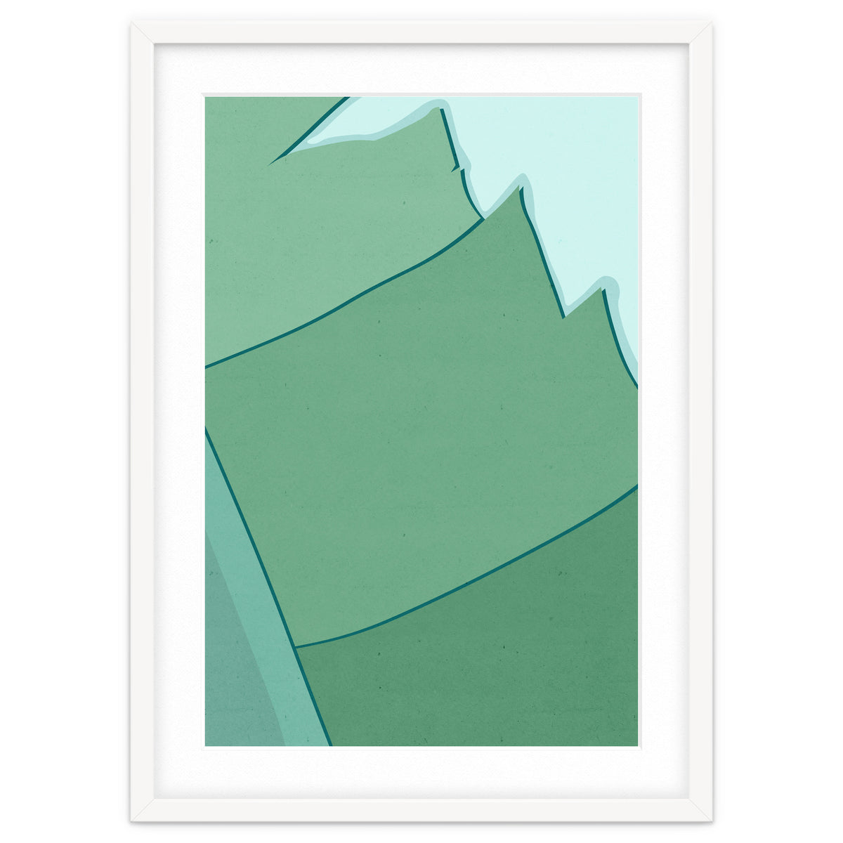 Abstract Banana Leaves Three - Greener Eden