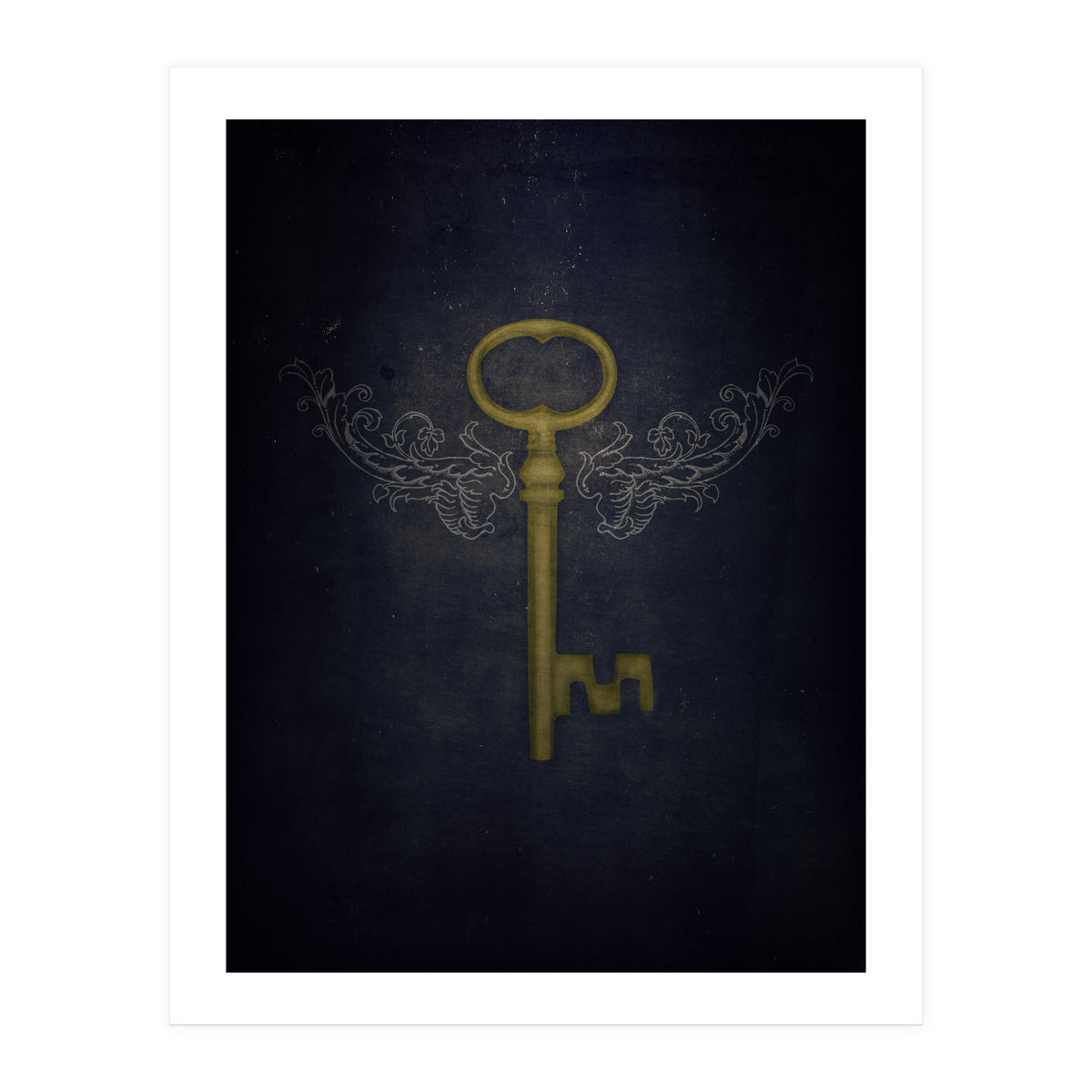 Winged Key (Print Only)