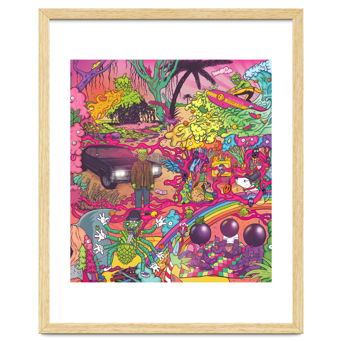 ABBEYDALE BREWERY COLLAB SERIES #2 FULL ILLUSTRATION - THORNBRIDGE, WILDE CHILD, RIDGESIDE, TORRSIDE, BOX SOCIAL, ORA BREWING