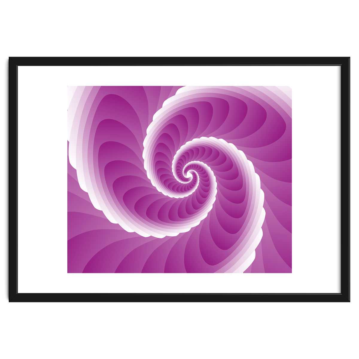 Abstract Pink Swirl