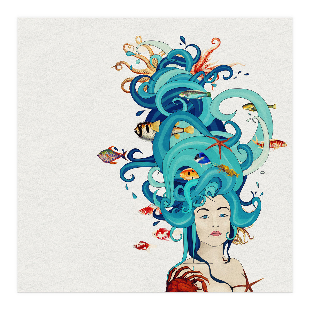 Rococo: The Mermaid (Print Only)