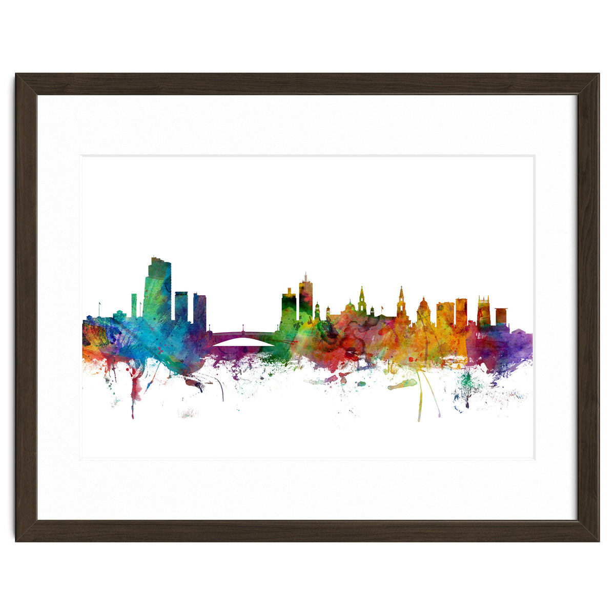 Leeds England Skyline