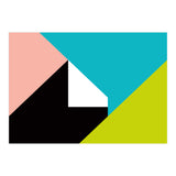 Geometric Shapes No. 266 - pink & lime (Print Only) thumbnail