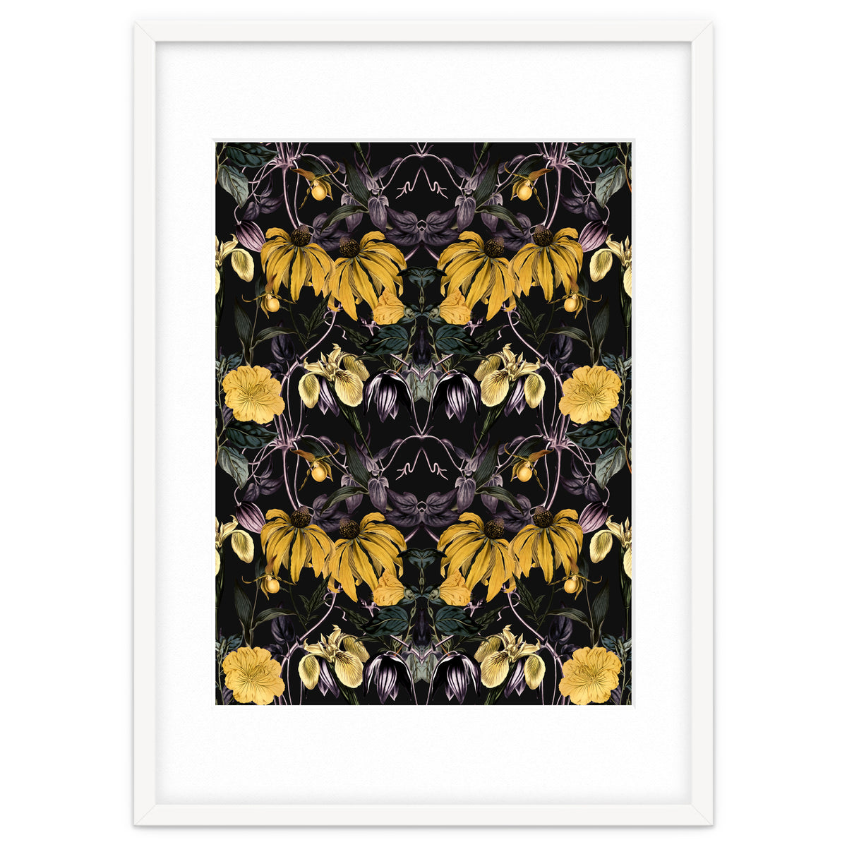 Nocturnal botanical garden kaleidoscope