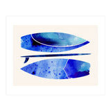 Indigo Surfboard Watercolor (Print Only) thumbnail