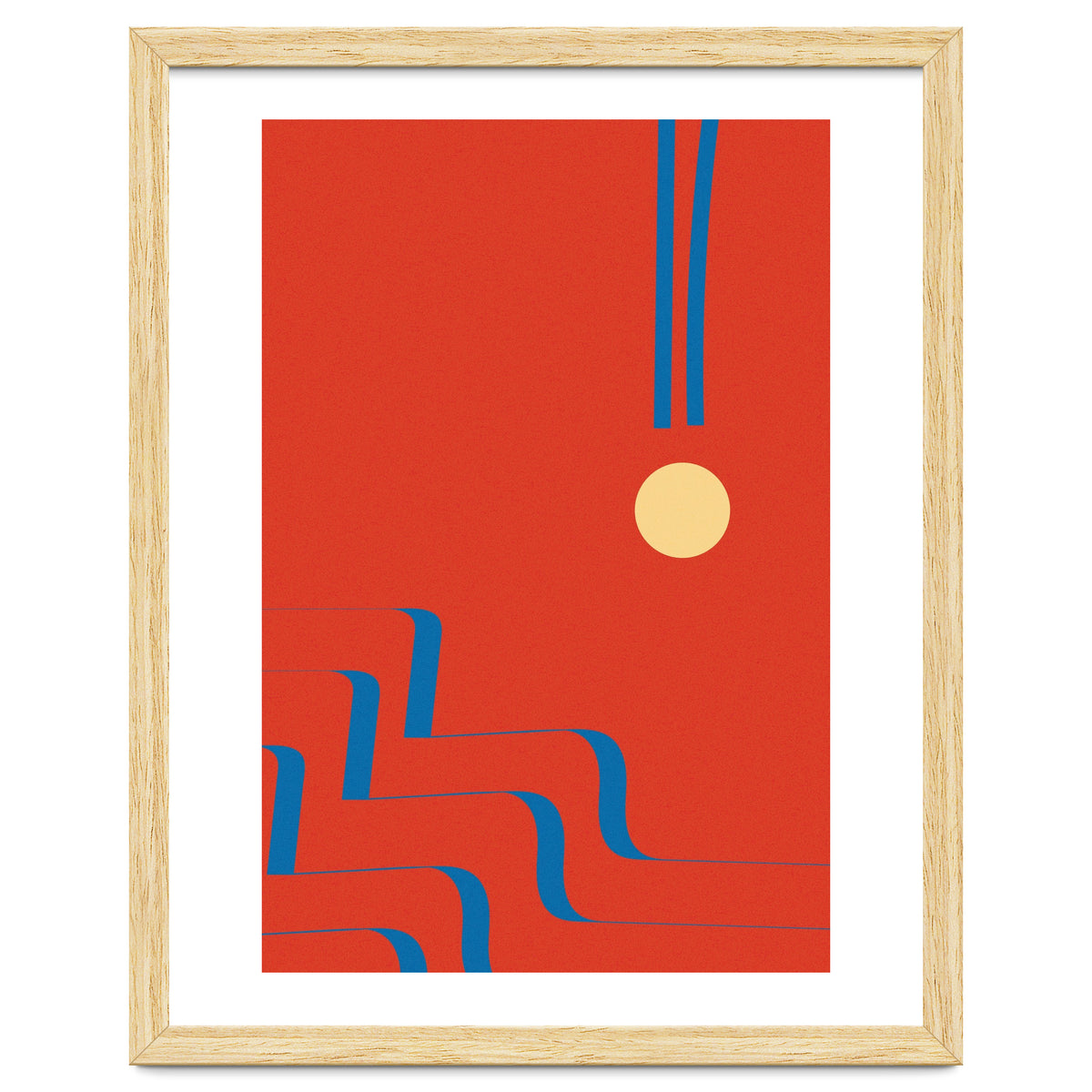 Mid Century Abstract Lines