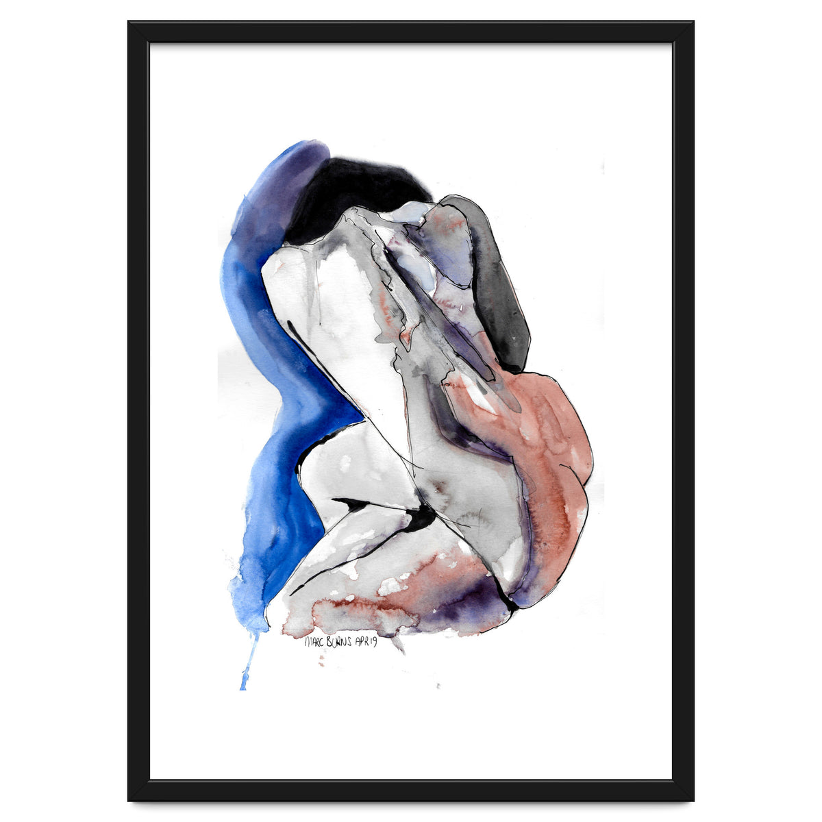 Untitled #2 - Nude with her back to the viewer