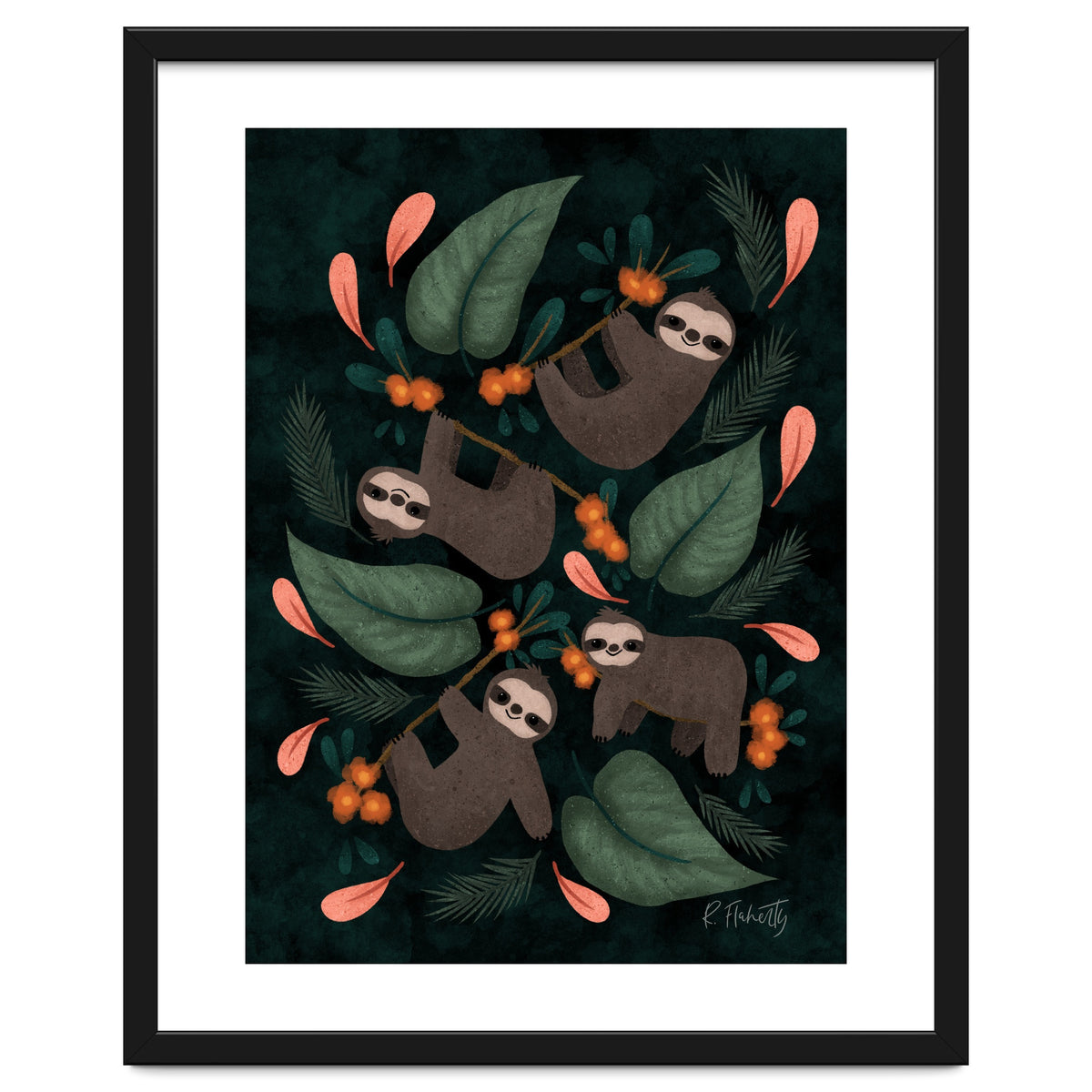 Floral Sloths
