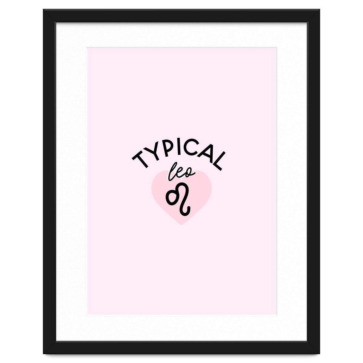 Typical Leo Horoscope Print