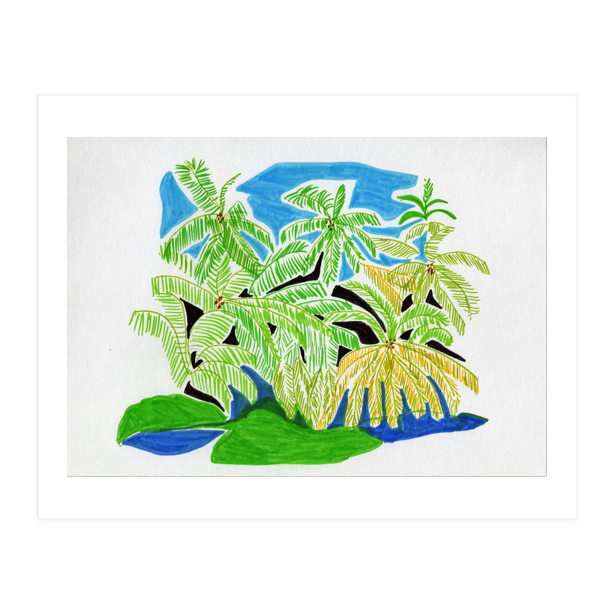 Palms Forest (Print Only)