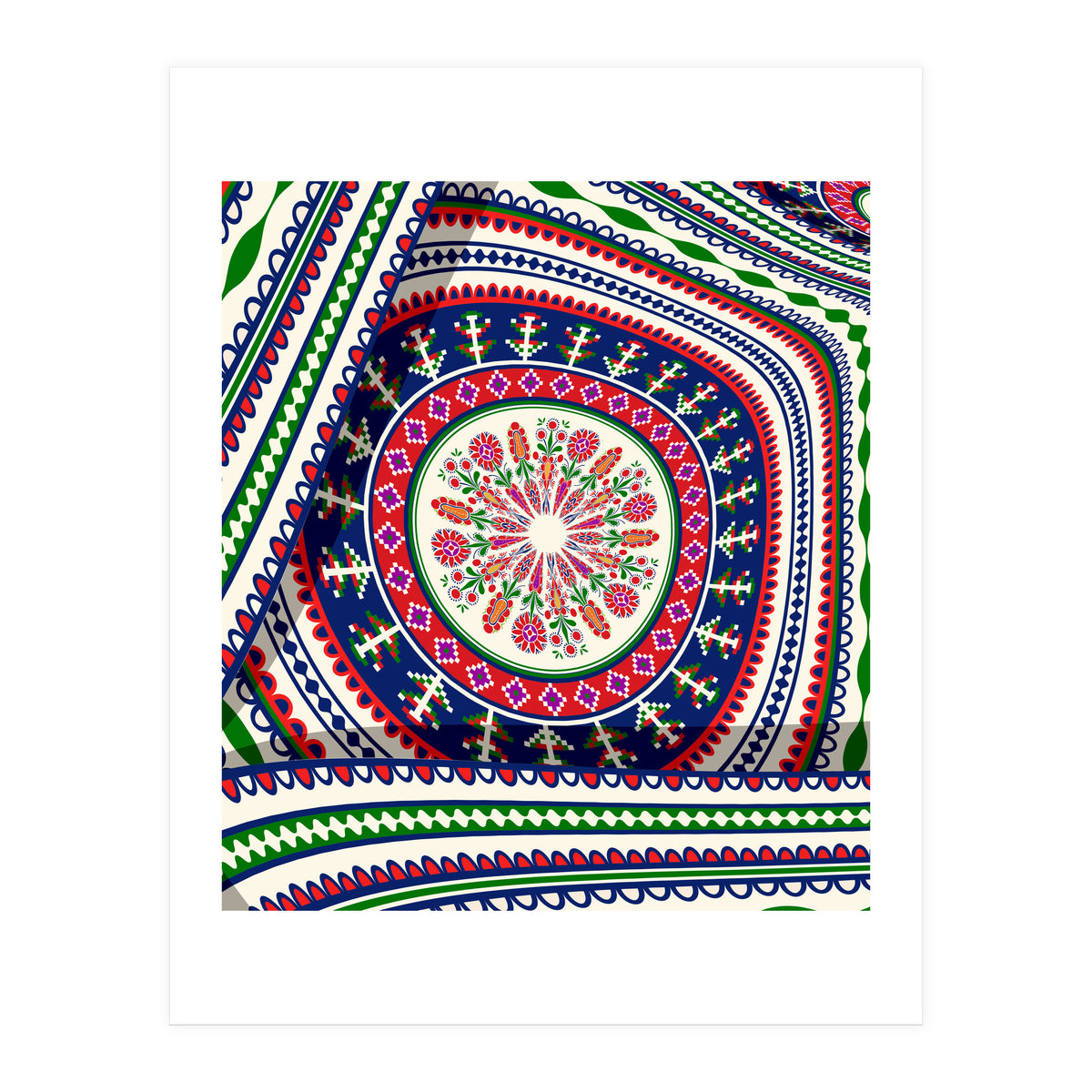 Romanian embroidery background 23 (Print Only)