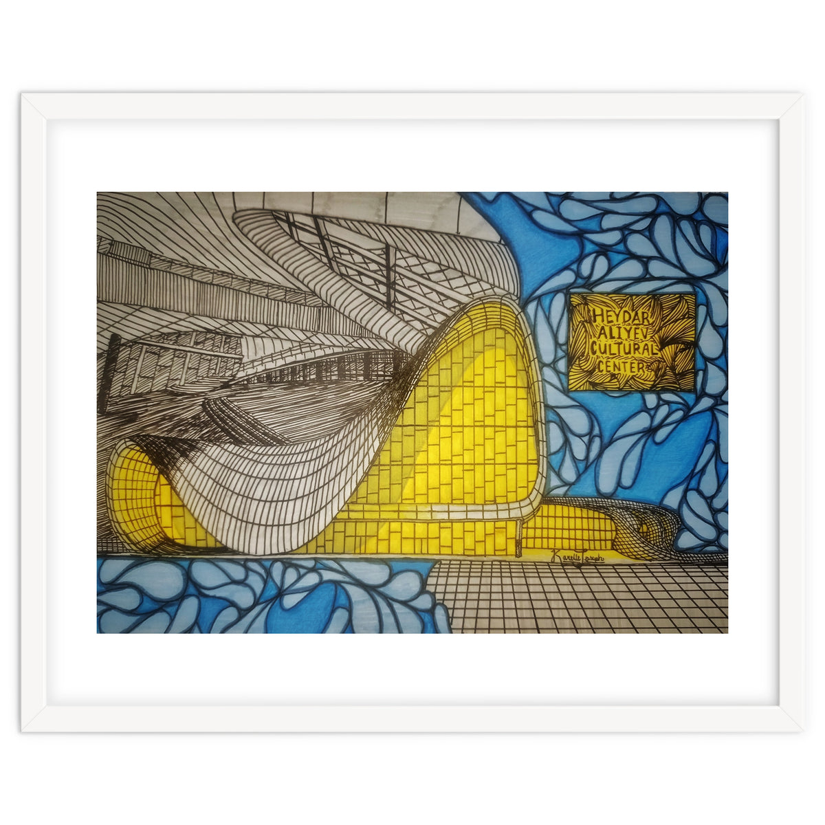 Heydar Aliyev Center Coloured