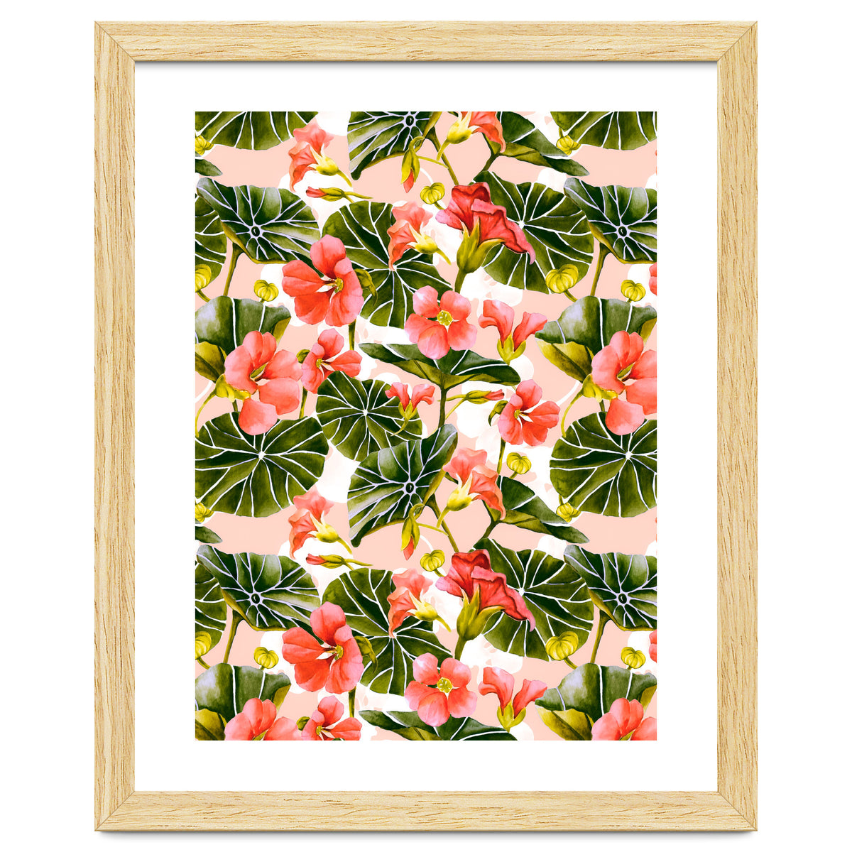 Nasturtiums watercolor 03