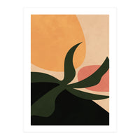 Abstract Boho Modern Plant (Print Only)