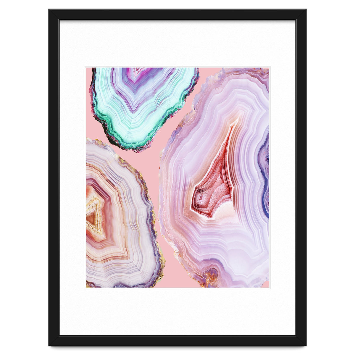 Mineral Agates #Glam collection