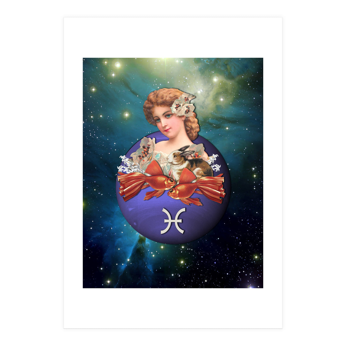 Pisces Zodiac Sign (Print Only)