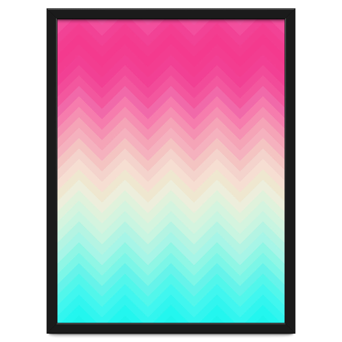 Chevron pink and blue