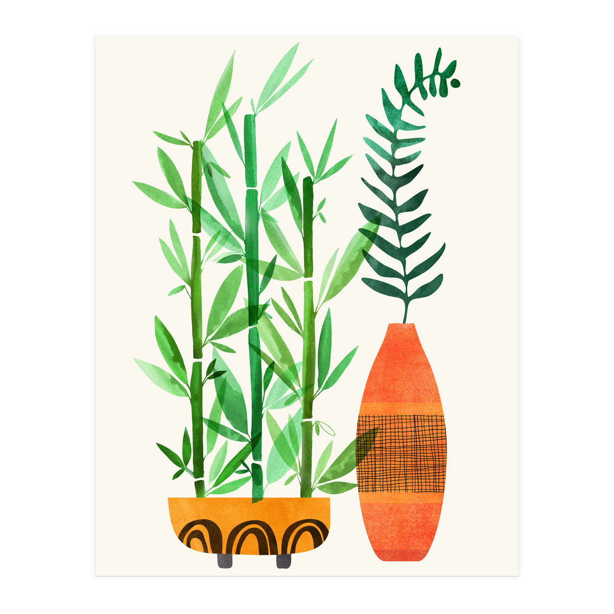 Bamboo And Fern (Print Only)