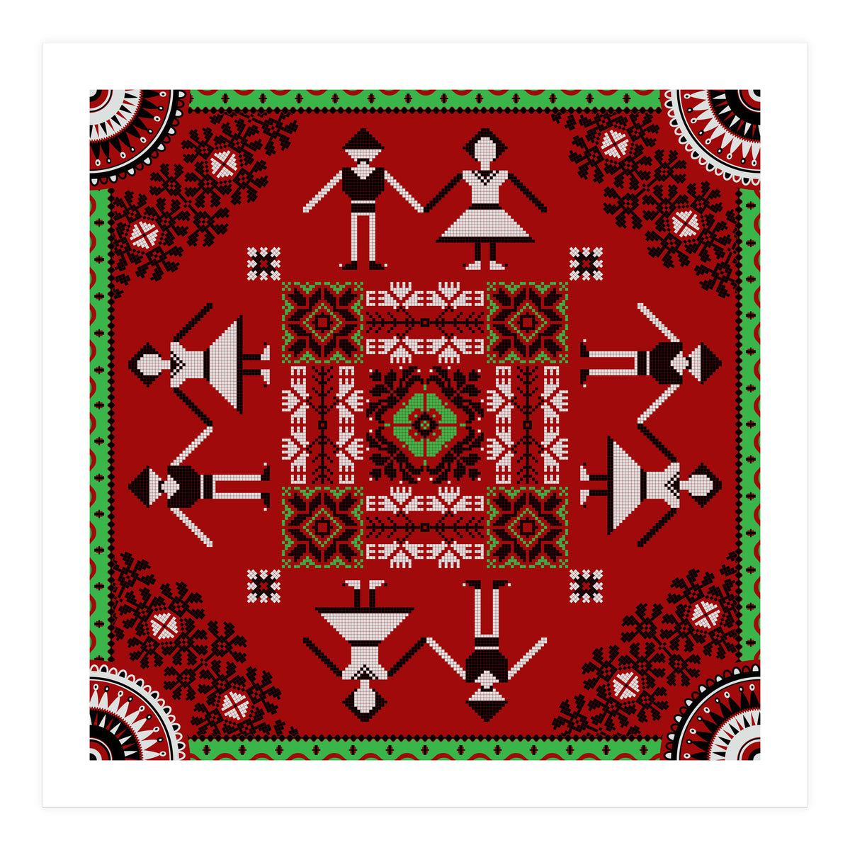 Romanian Traditional Pattern 3 (Print Only)