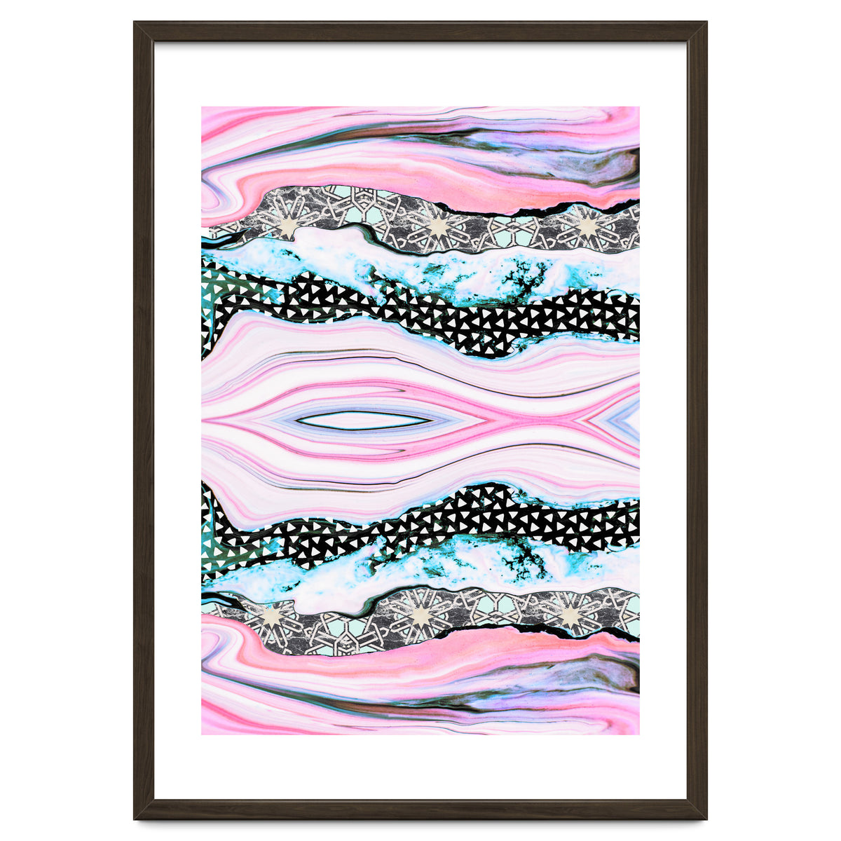 Abstract shapes of marble and patterns